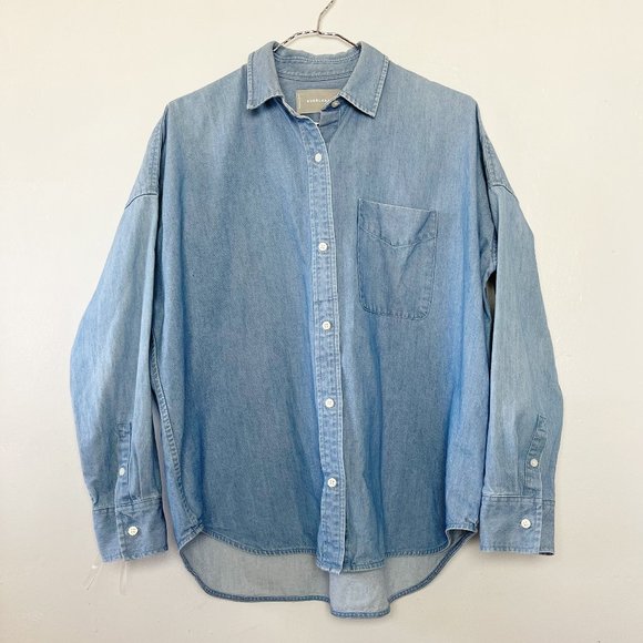 EVERLANE The Square Jean Shirt Oversized - Picture 2 of 15